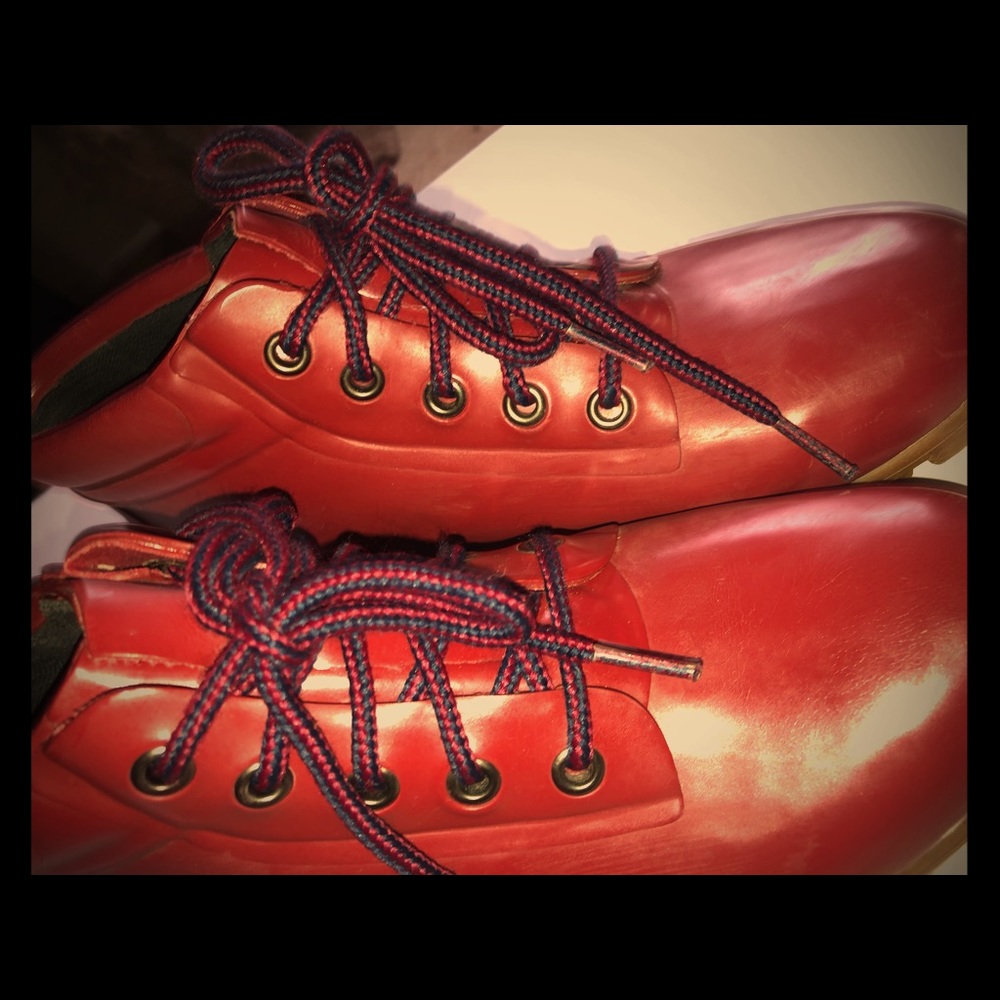 Lands’ End Red Boots